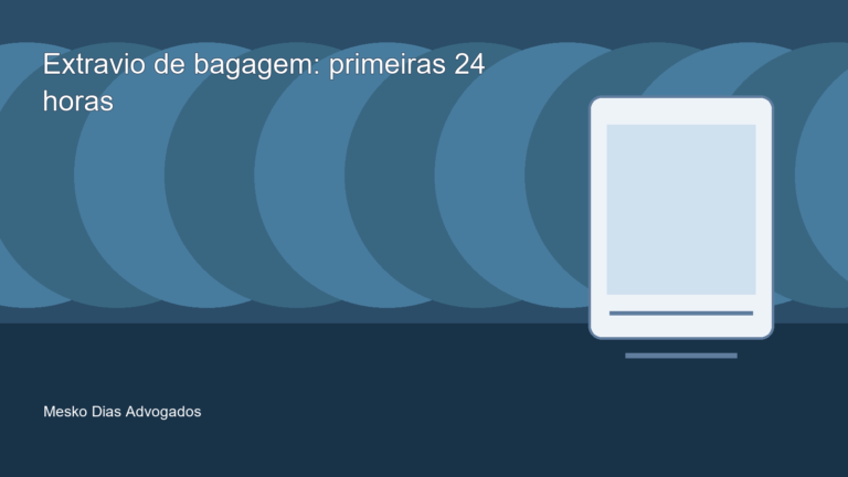Mala de viagem identificada no balcão de atendimento do aeroporto